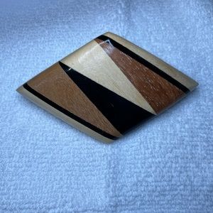 Genuine Hawaiian Koa Hair Clip/ Barette